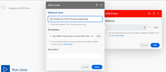 Add a webhook