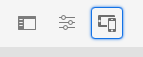 The emulator icon in the toolbar