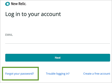 New Relic login