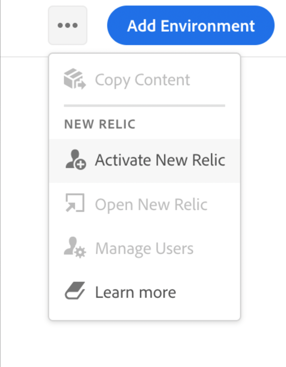 New Relic One Adobe Experience Manager