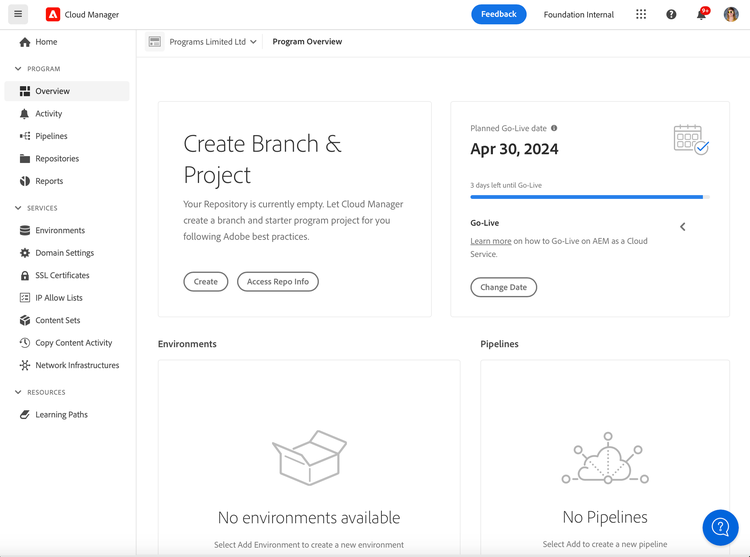 Program overview