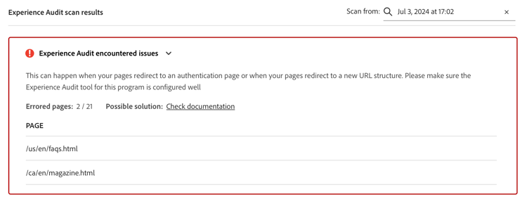 Full report issues