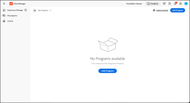 No programs