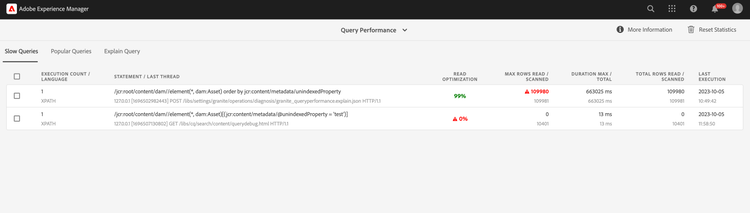 Query Performance Tool