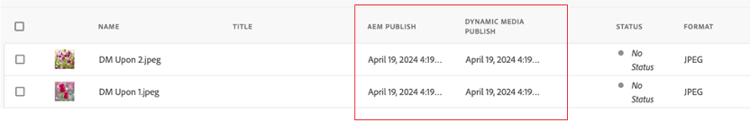 check publish status1