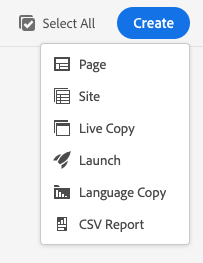 Create CSV option