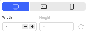 Responsive mode options