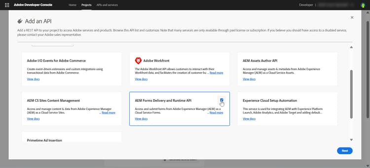 Add Forms Communication API