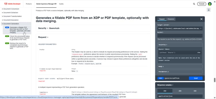 Swagger testing for API