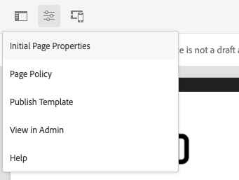 Page Policy