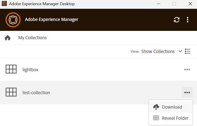Collections Desktop App