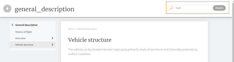 Search AEM Sites output