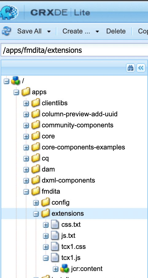 Folder structure