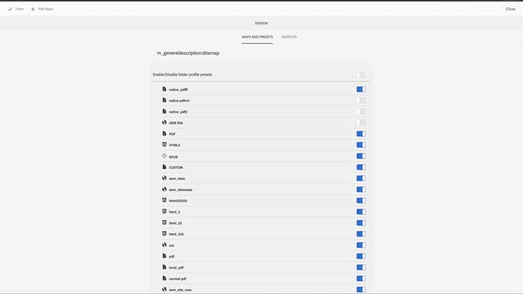 edit a map collection