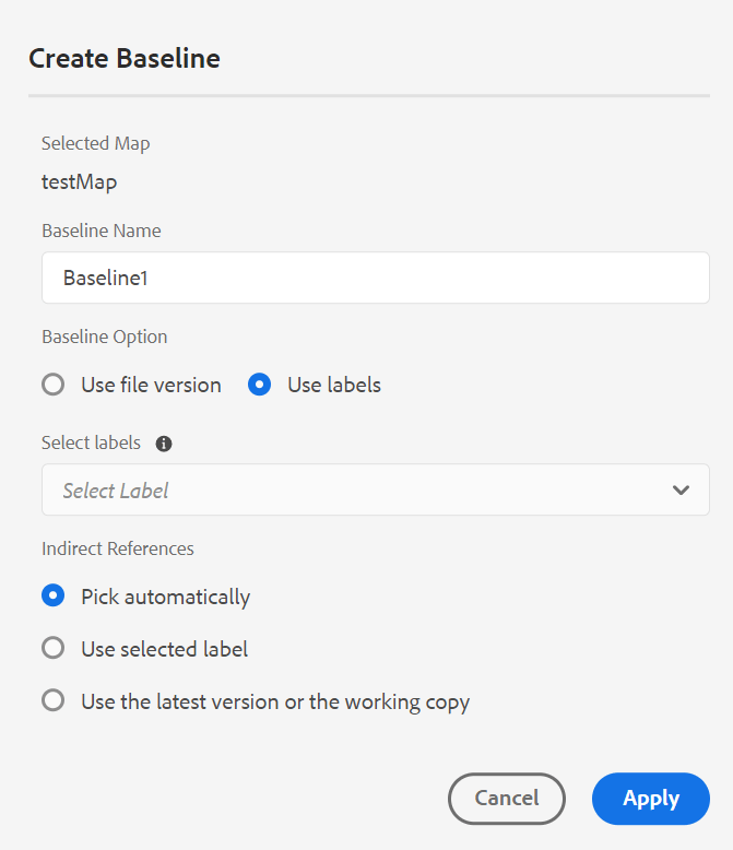 Create baselines