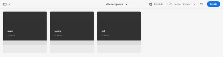 dita templates