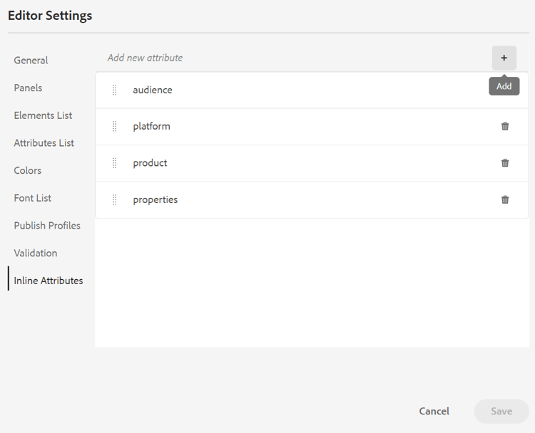 Editor Settings