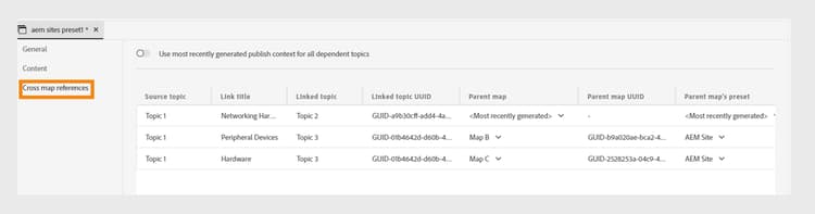 Legacy AEM Sites preset