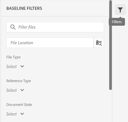 baseline manage tab