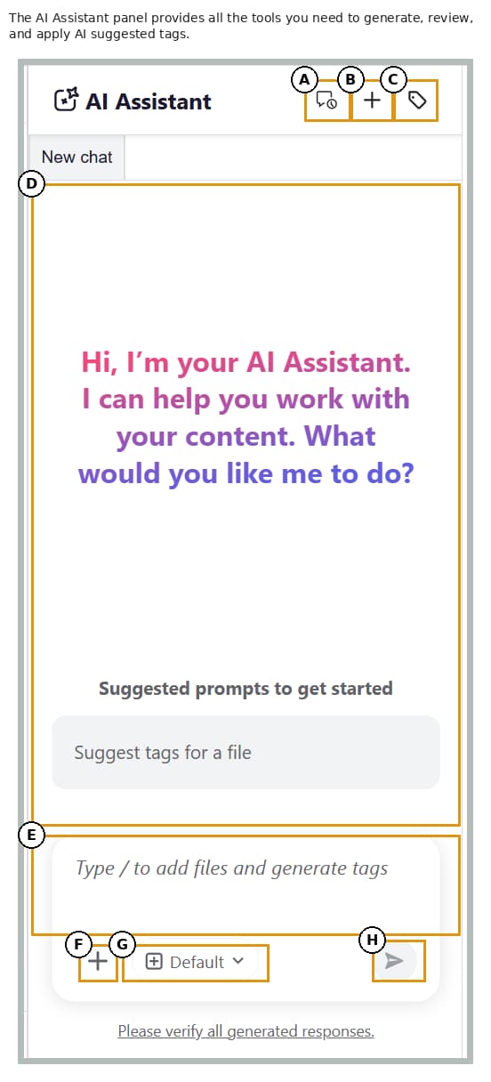 Agentic AI Assistant panel