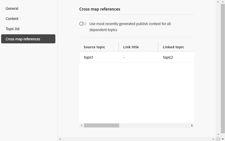 Cross map references