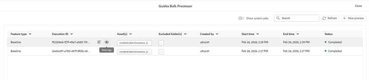 Create and manage new baseline (Beta) from the Map console | Adobe ...