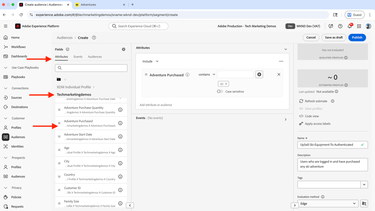 Create Audience