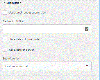 Adaptive Form with Custom Submit