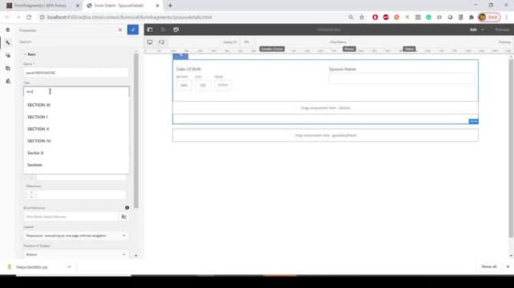 Creating Form fragment | Adobe Experience Manager 