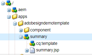 summary component