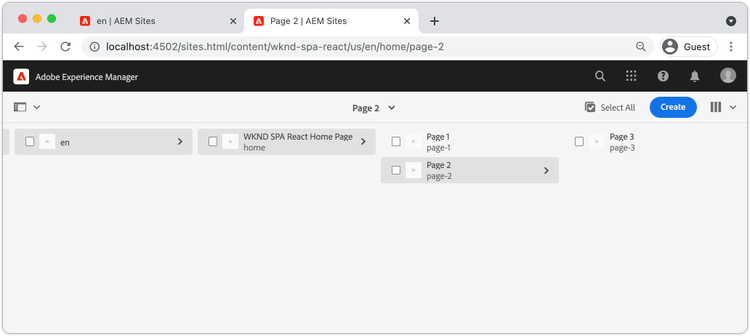 Sample Site Hierarchy