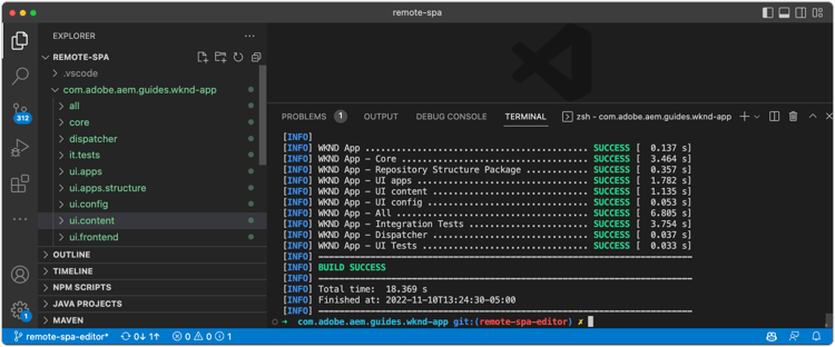 mvn clean install -PautoInstallSinglePackage