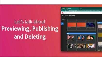 Previewing and Publishing Content