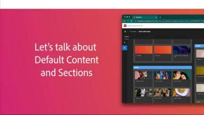 Default Content and Sections