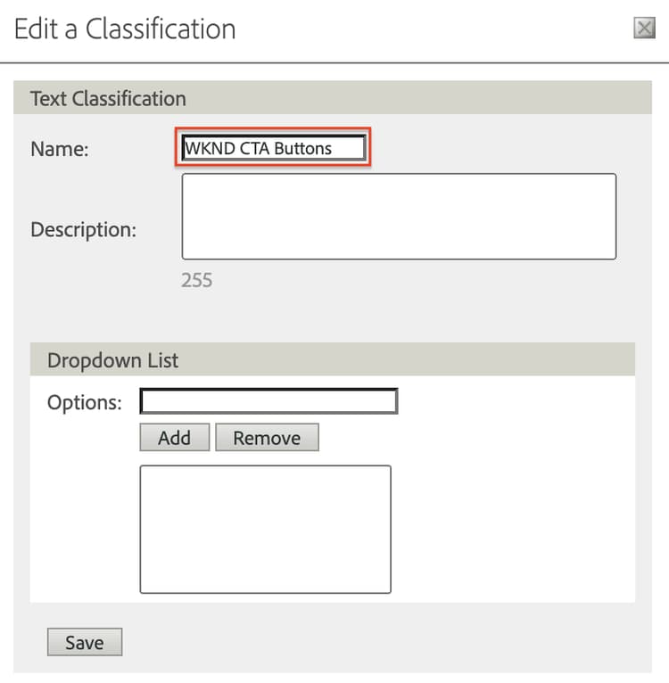 Conversion Classification Type