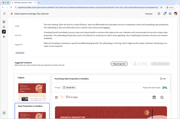 Auto-suggest high bounce rate