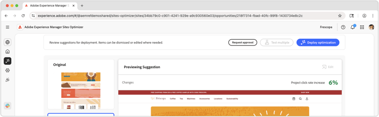 Auto-optimize high traffic page has low CTR issues