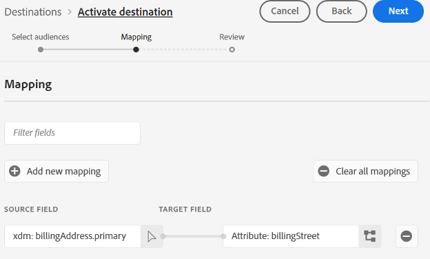 Field Mapping