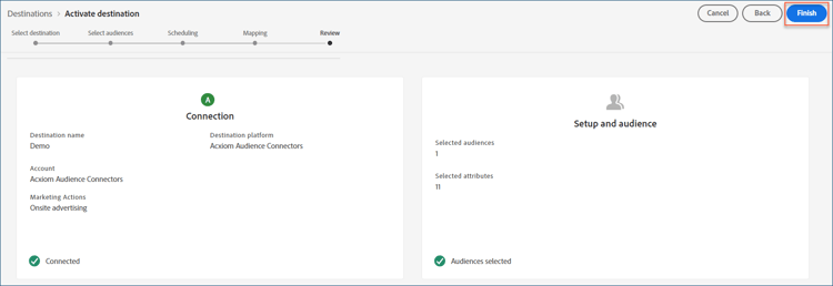 Review your audience