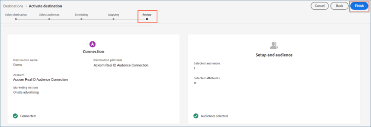 Review your audience
