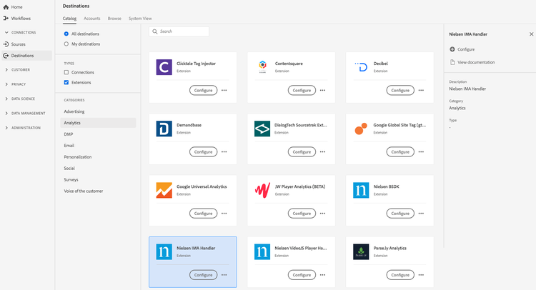 Nielsen IMA Handler Extension