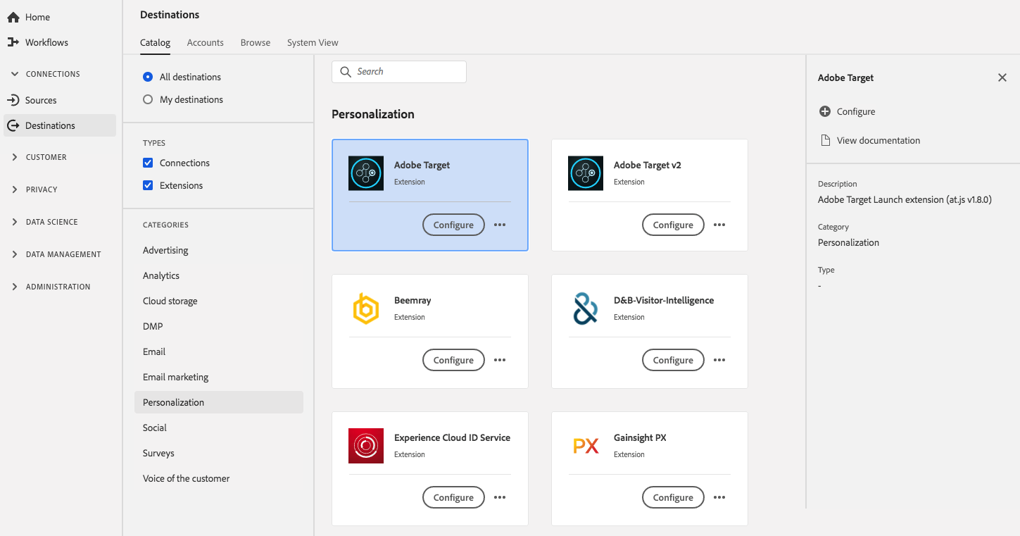 Adobe Target Extension | Adobe Experience Platform