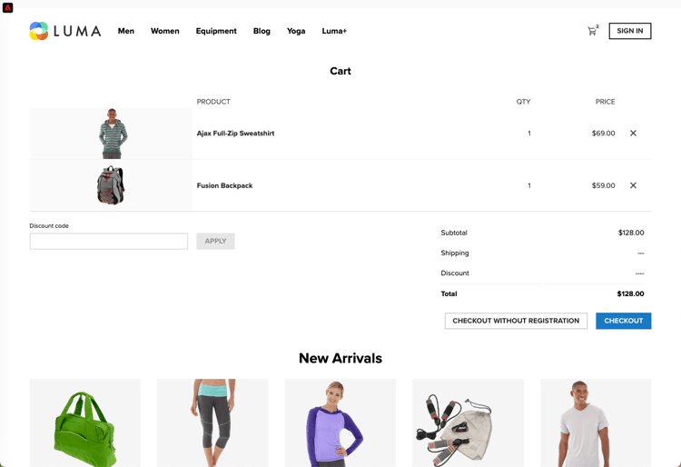 Sample website image showing a specific view.