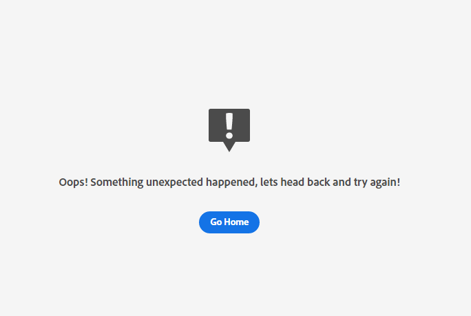 Error image