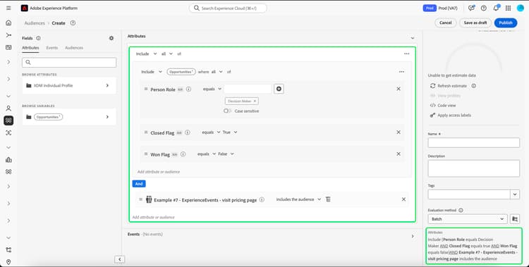 UI displaying example 7 settings