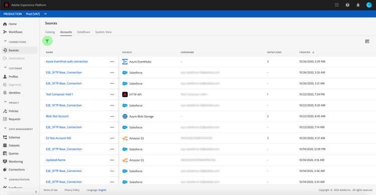 dataflows-list