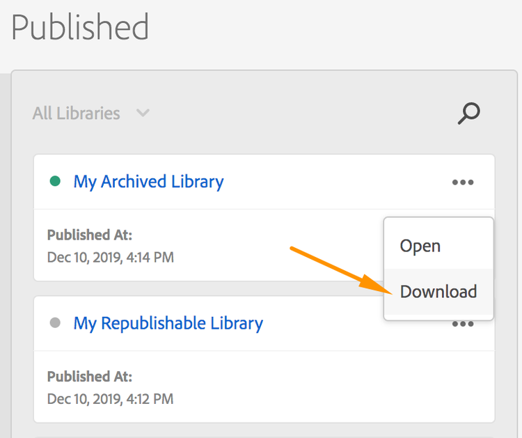 Download a library