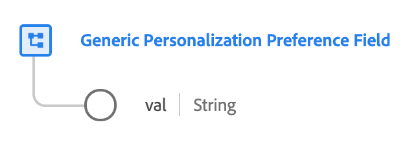 Generic Personalization Preference Field Data Type | Adobe Experience ...