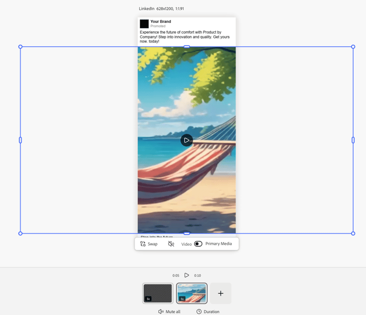 A selected Experience with the Video Assembly options