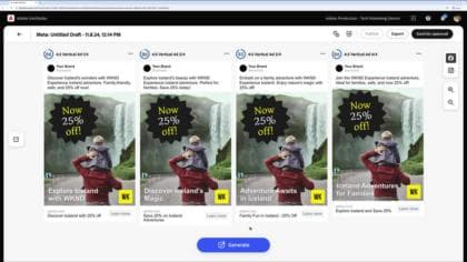 Create variants with Adobe GenStudio
